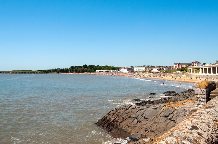 Barry island wales winter